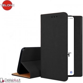 Telone grynos odos dėklas - juodas (Xiaomi 14T) Telone grynos odos dėklas - juodas (Xiaomi 14T)